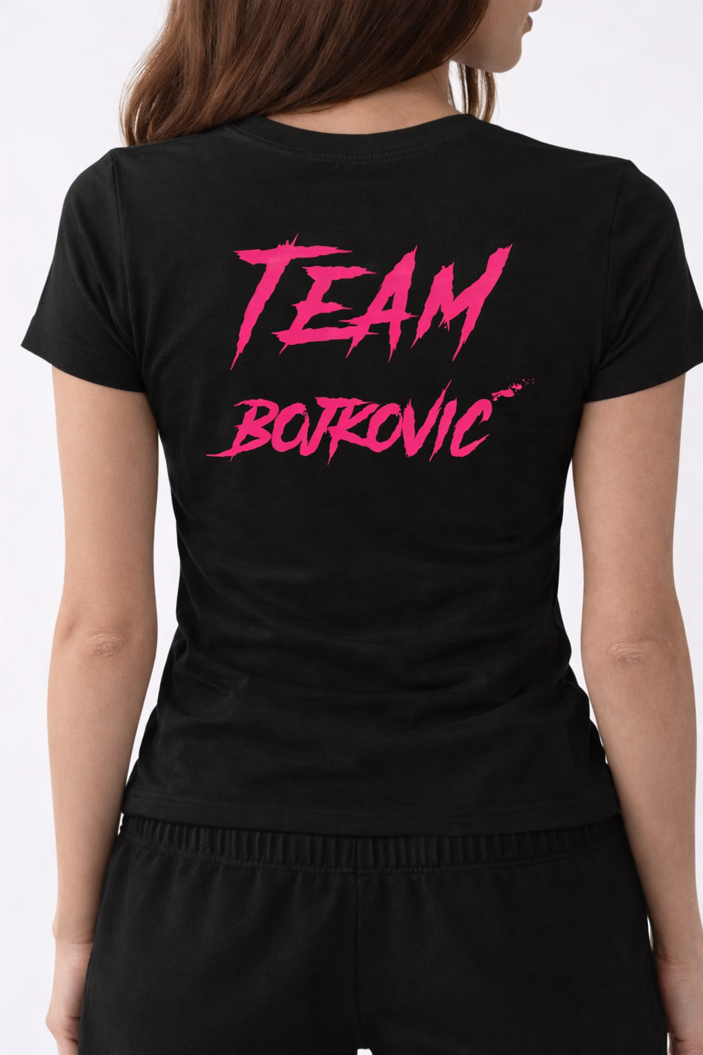 Ženska majica 'Team Bojković- Natpis'